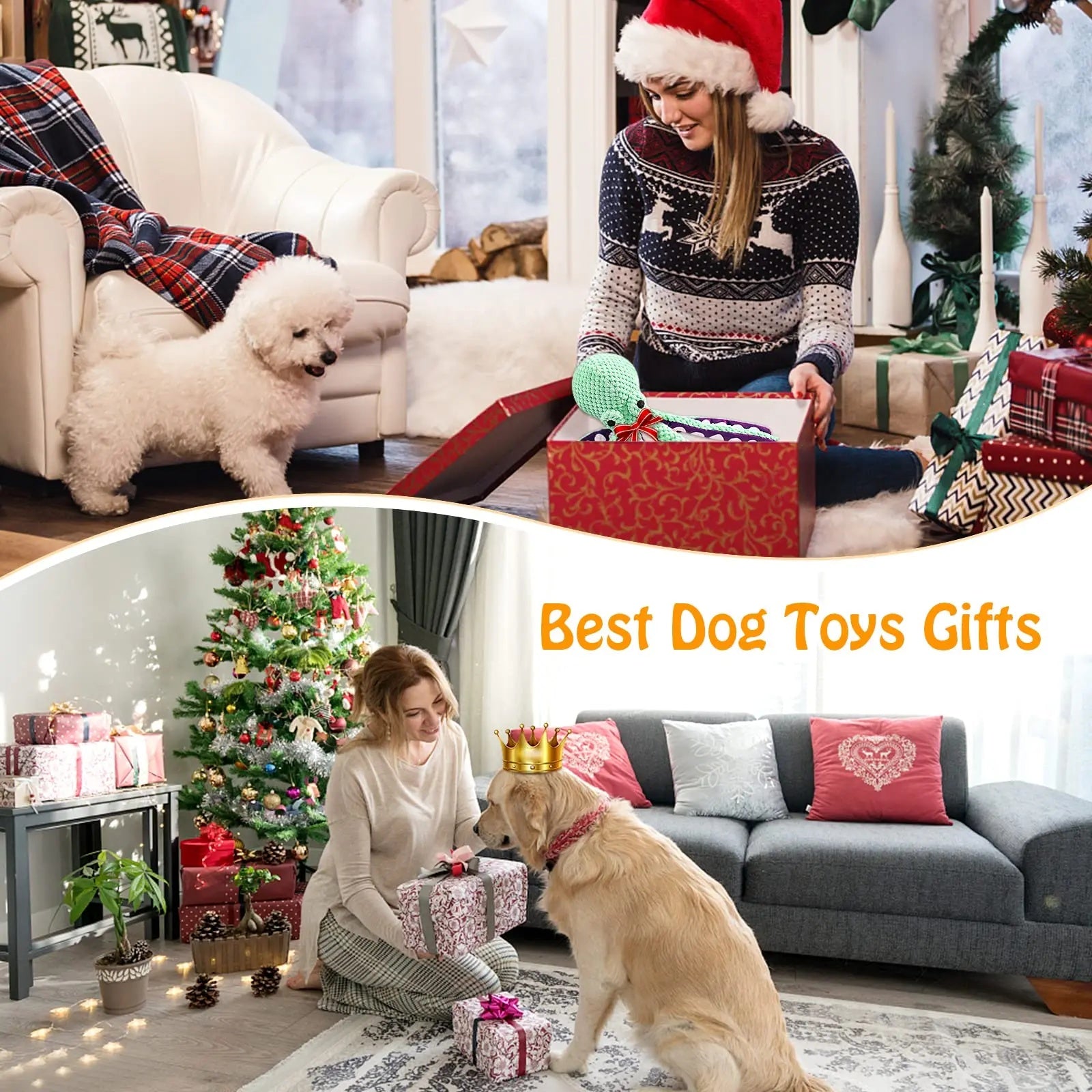 Interactive Squeaky Octopus Plush Chew Toy – Puzzle-Style Snuffle Toy for Dogs & Cats