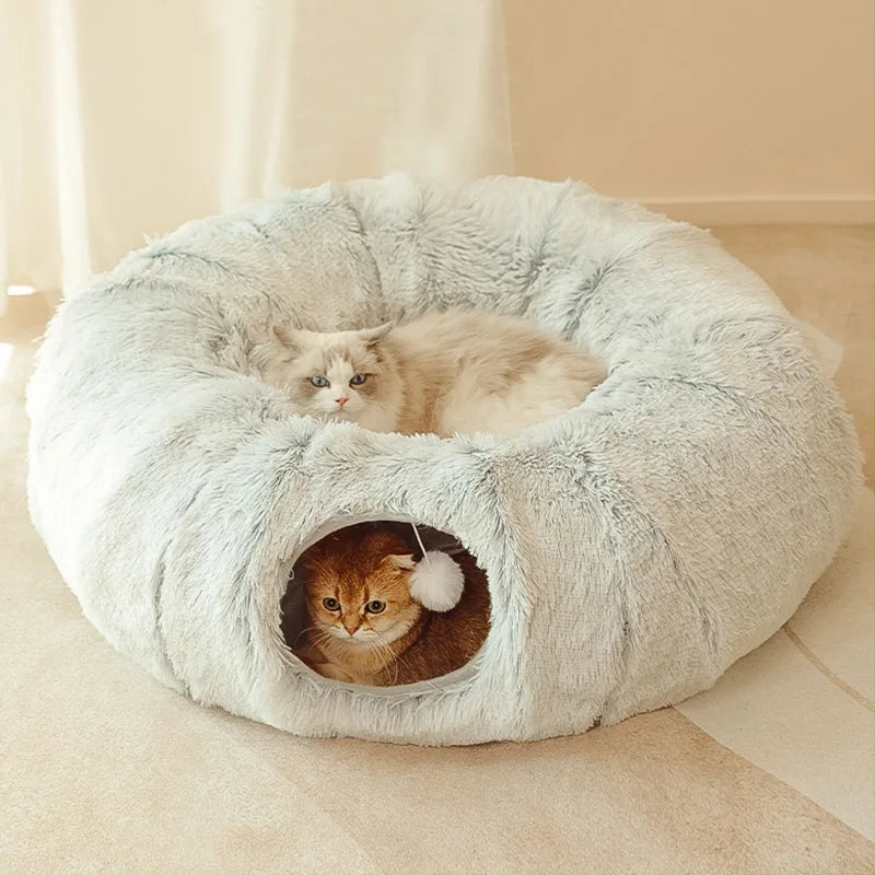 2 in 1 Cat Tunnel Bed