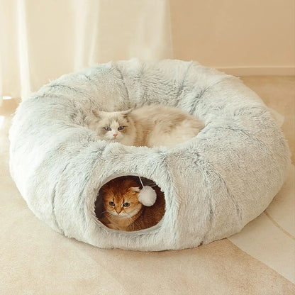 2 in 1 Cat Tunnel Bed