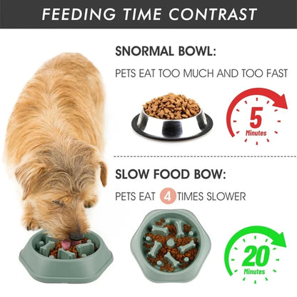 Pet Slow Feeder Bowl