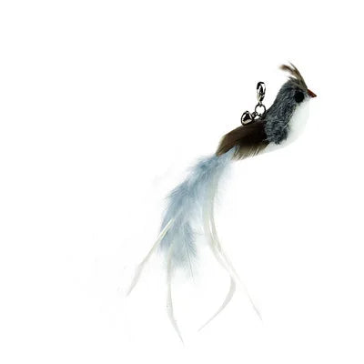 Hands-Free Suction Cup Feather Cat Wand Toy – Interactive Teaser with Bell