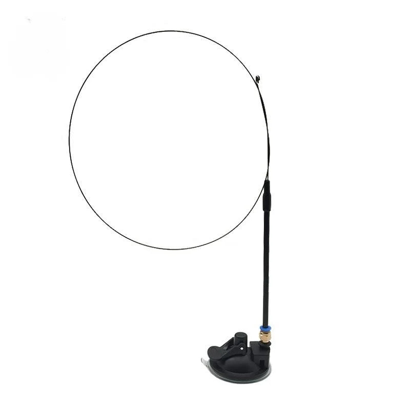 Hands-Free Suction Cup Feather Cat Wand Toy – Interactive Teaser with Bell