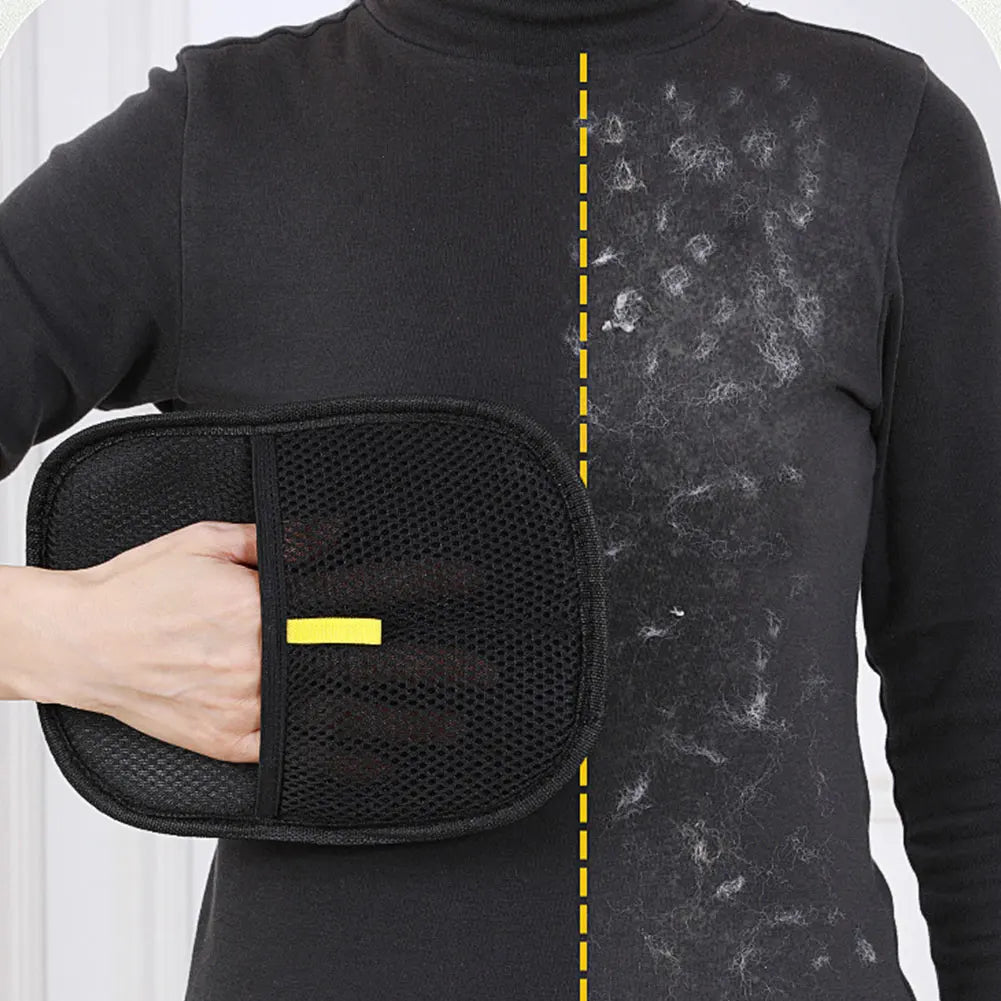 Pet Grooming Gloves – Deshedding & Hair Remover Gloves for Dogs, Cats & Rabbits