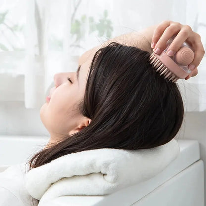 Silicone Pet Bath Brush Dispenser