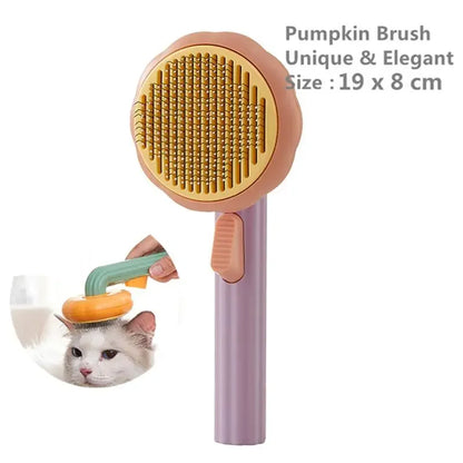 Pumpkin Pet Brush